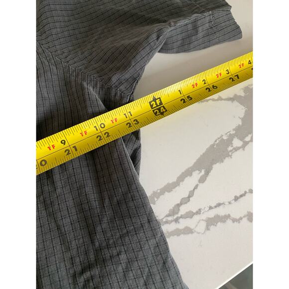 Columbia Men's‎ Short Sleeve Button-Down Grey Plaid Size XL - Super Soft! - Picture 6 of 6